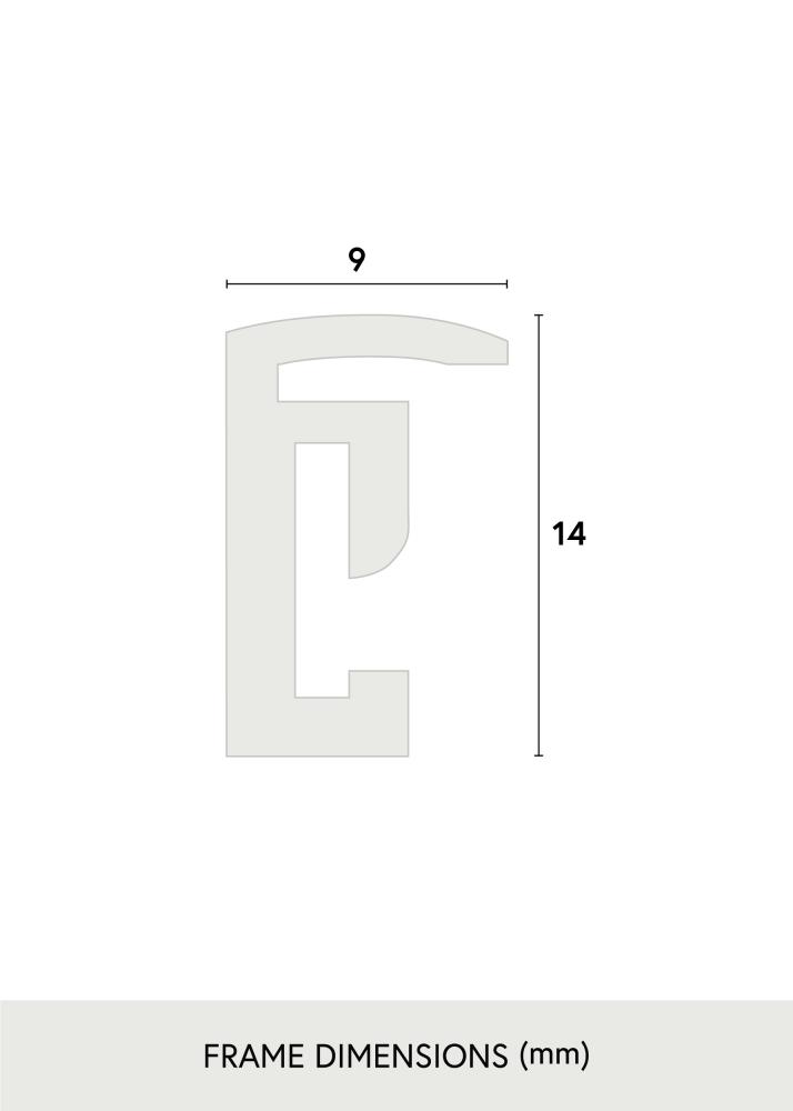 Cadre New Lifestyle Verre Acrylique Noir 10x10 cm