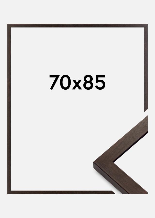 Cadre Selection Verre acrylique Noyer 70x85 cm