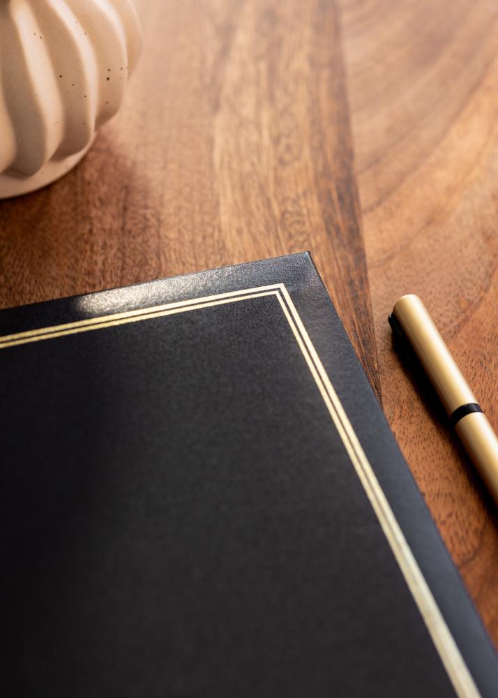 Classico Album Noir - 32x34 cm (100 Pages blanches / 50 feuilles)