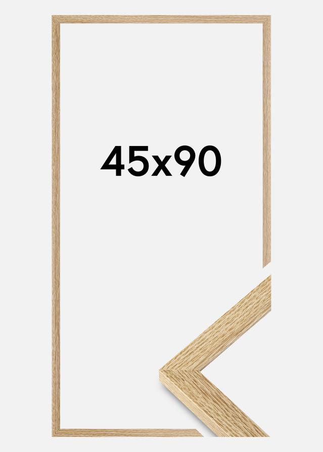Cadre Selection Verre acrylique Chêne massif 45x90 cm