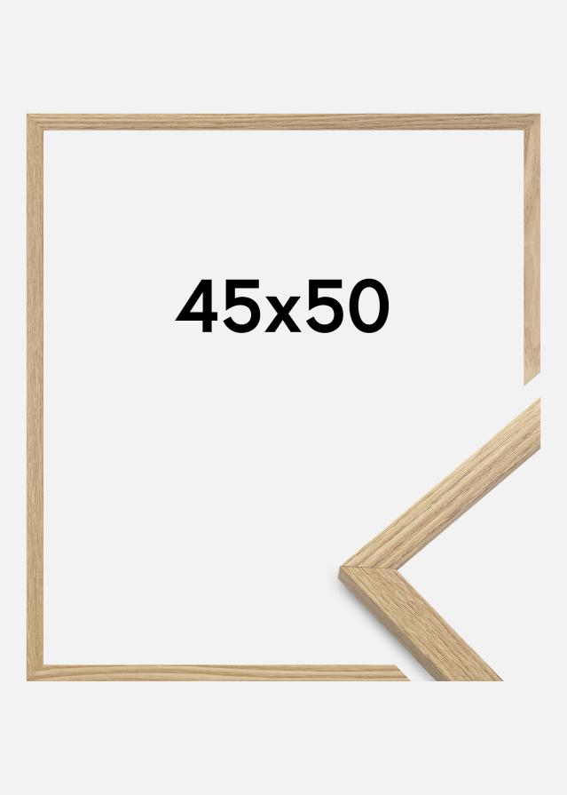 Cadre Trendy Verre acrylique Chêne massif 45x50 cm