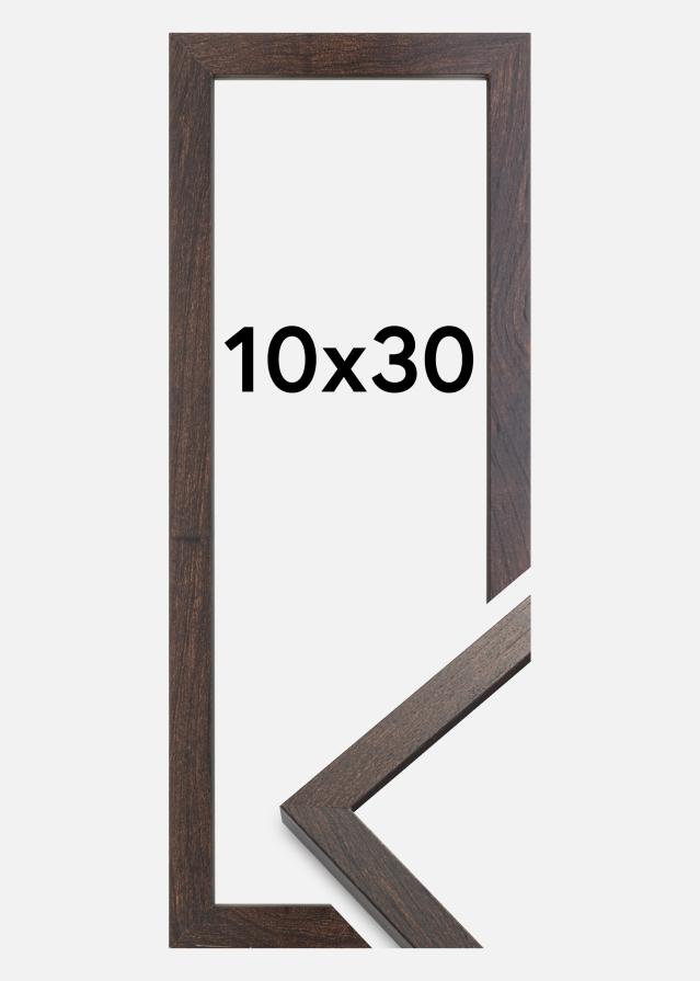 Cadre Trendy Verre acrylique Noyer 10x30 cm