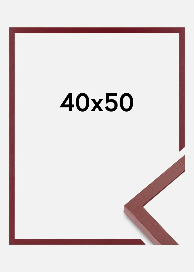 Colorful Verre acrylique Rouge 40x50 cm