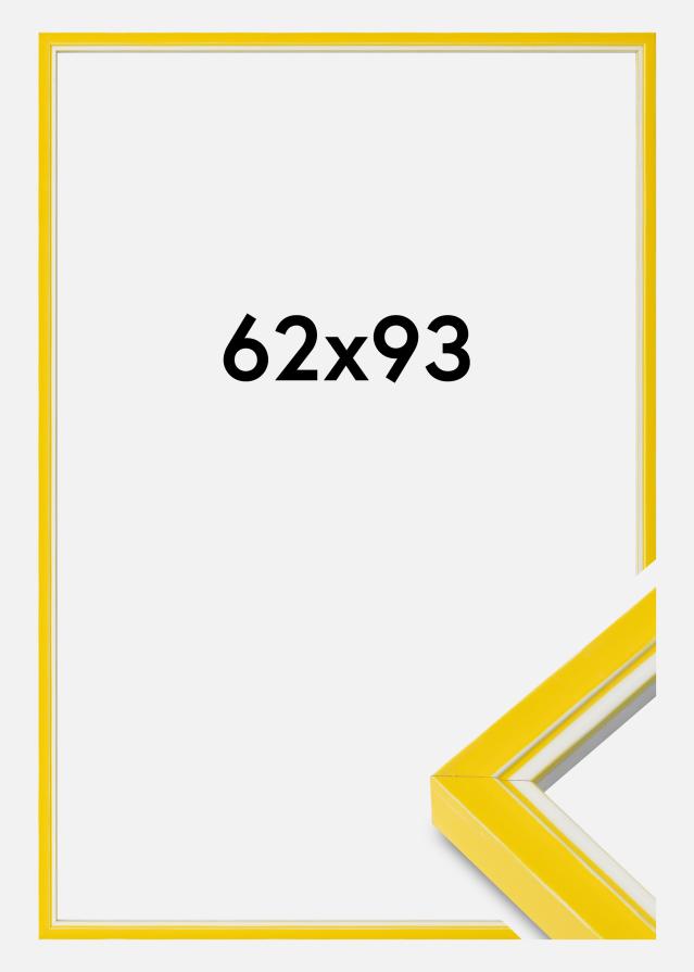 Cadre Diana Verre acrylique Jaune 62x93 cm