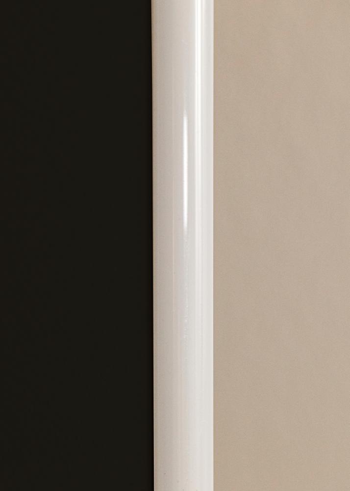 Cadre Victoria Blanc 13x18 cm - Passe-partout Noir 9x12 cm