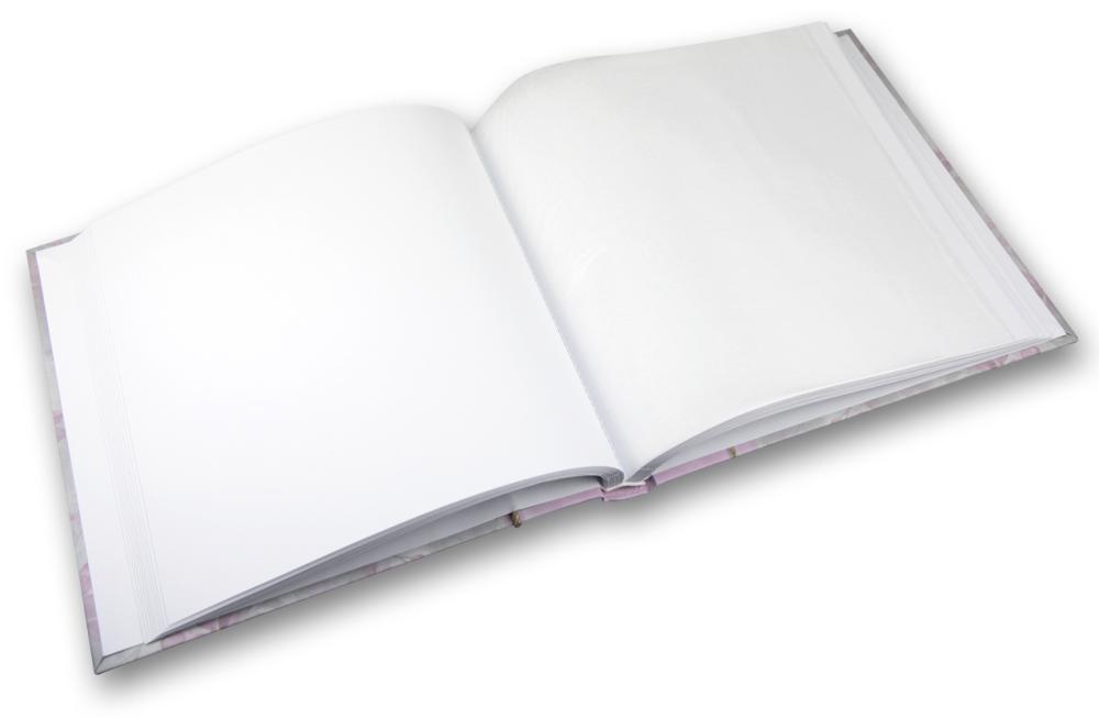 Garden Bleu 32x32 cm (100 Pages blanches / 50 Feuilles)