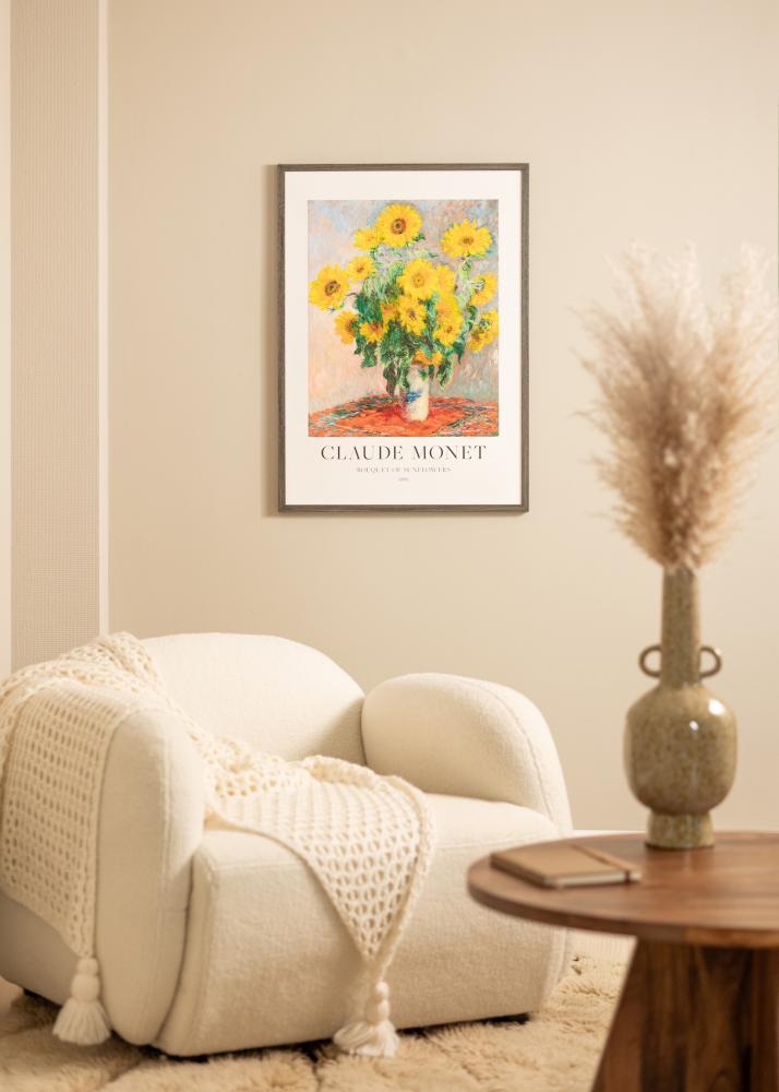 Cadre Ares Verre acrylique Grey Oak 50x60 cm