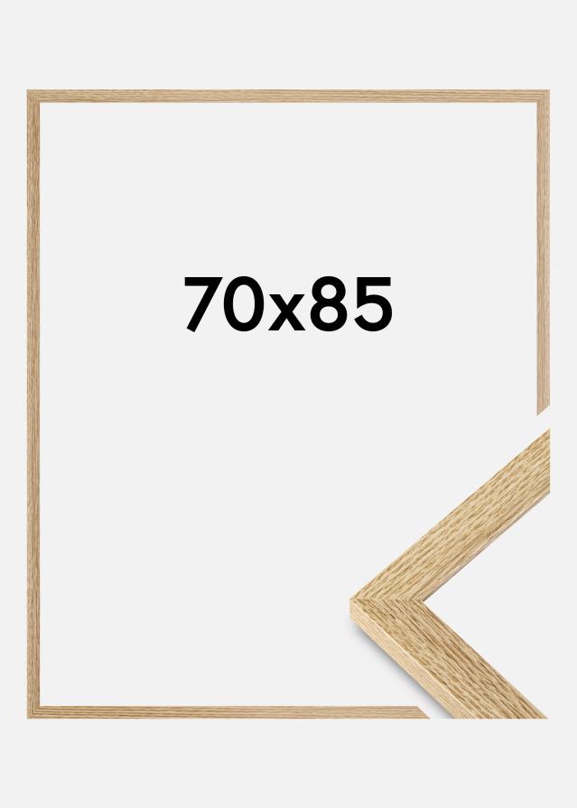 Cadre Selection Verre Acrylique Chêne Massif 70x85 cm
