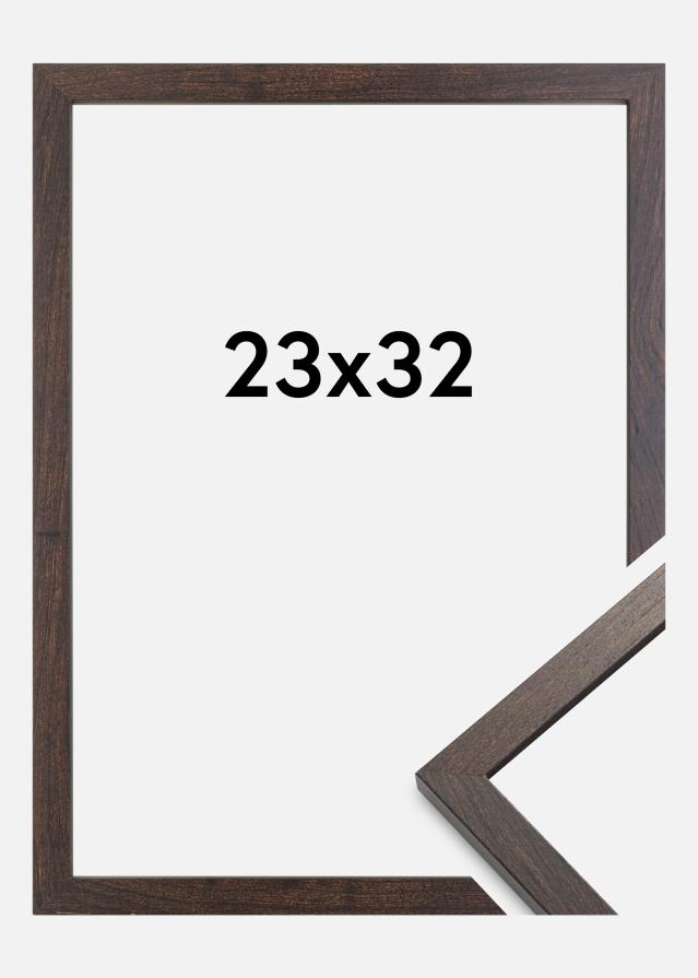 Cadre Trendy Verre Acrylique Noyer 23x32 cm