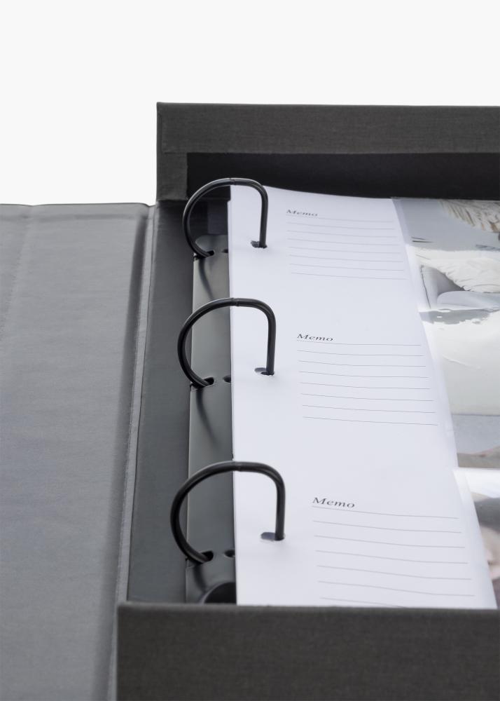 KAILA MEMORIES Black XL - Coffee Table Photo Album - 60 images en 11x15 cm