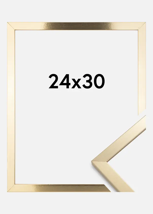 Cadre Trendy Verre Acrylique Or 24x30 cm