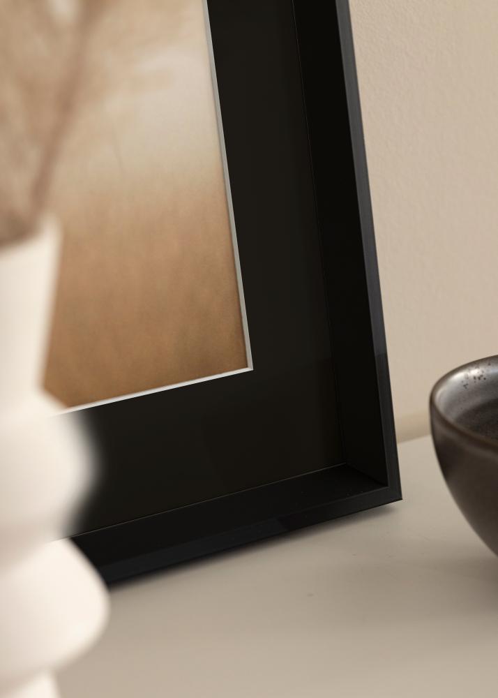 Cadre Globe Noir 40x100 cm - Passe-partout Noir 30x91 cm