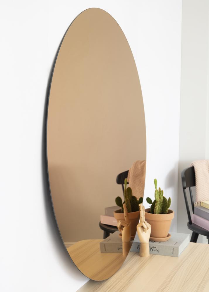 KAILA Miroir rond Rose Gold diamètre 110 cm