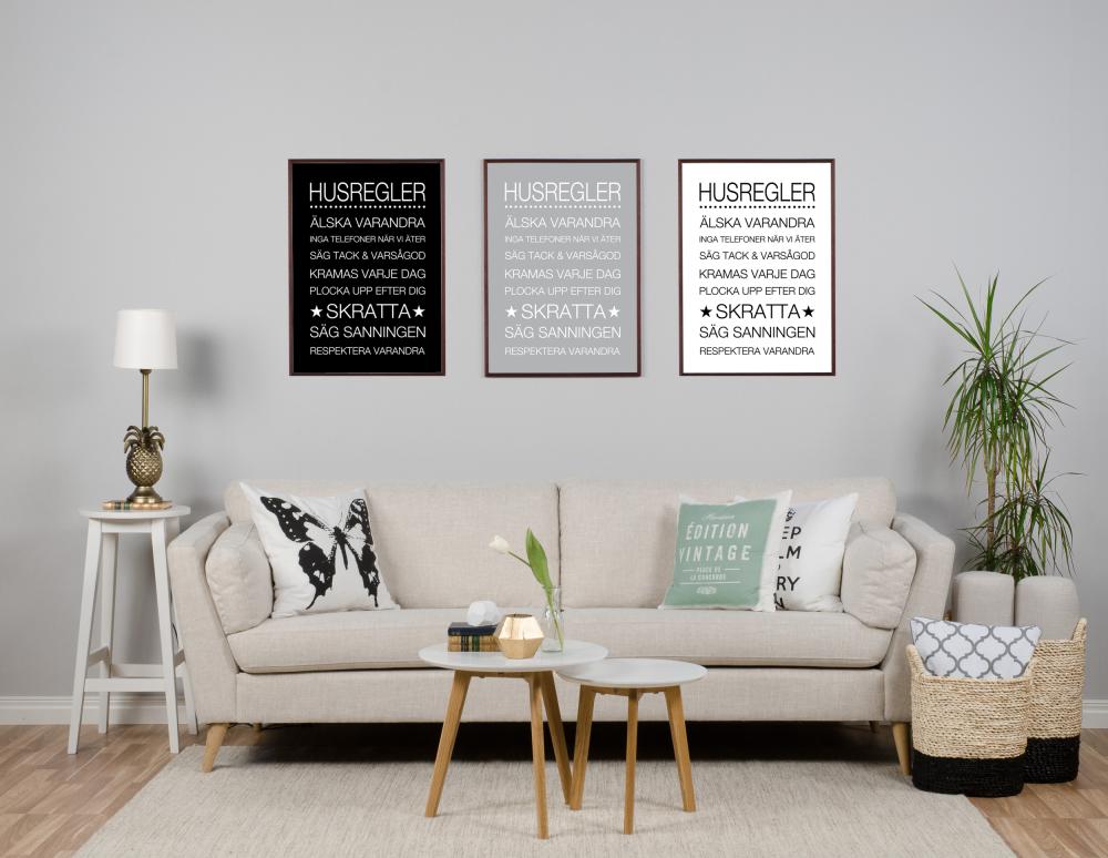 Cadre Peppers Acajou 50x70 cm