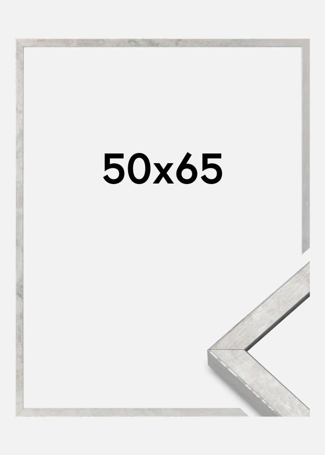 Cadre Ares Verre acrylique Argent 50x65 cm