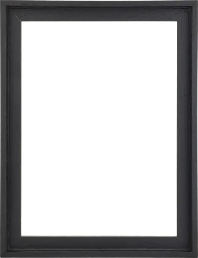 Caisse américaine Charlotte Noir 40x60 cm