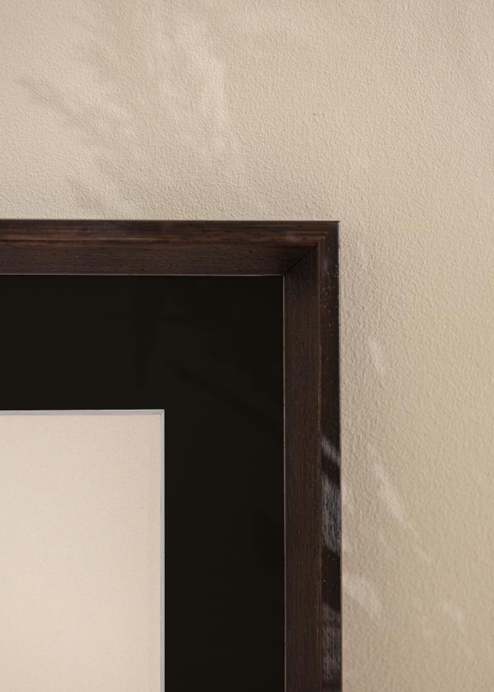 Cadre Globe Expresso 50x60 cm - Passe-partout Noir 35x45 cm