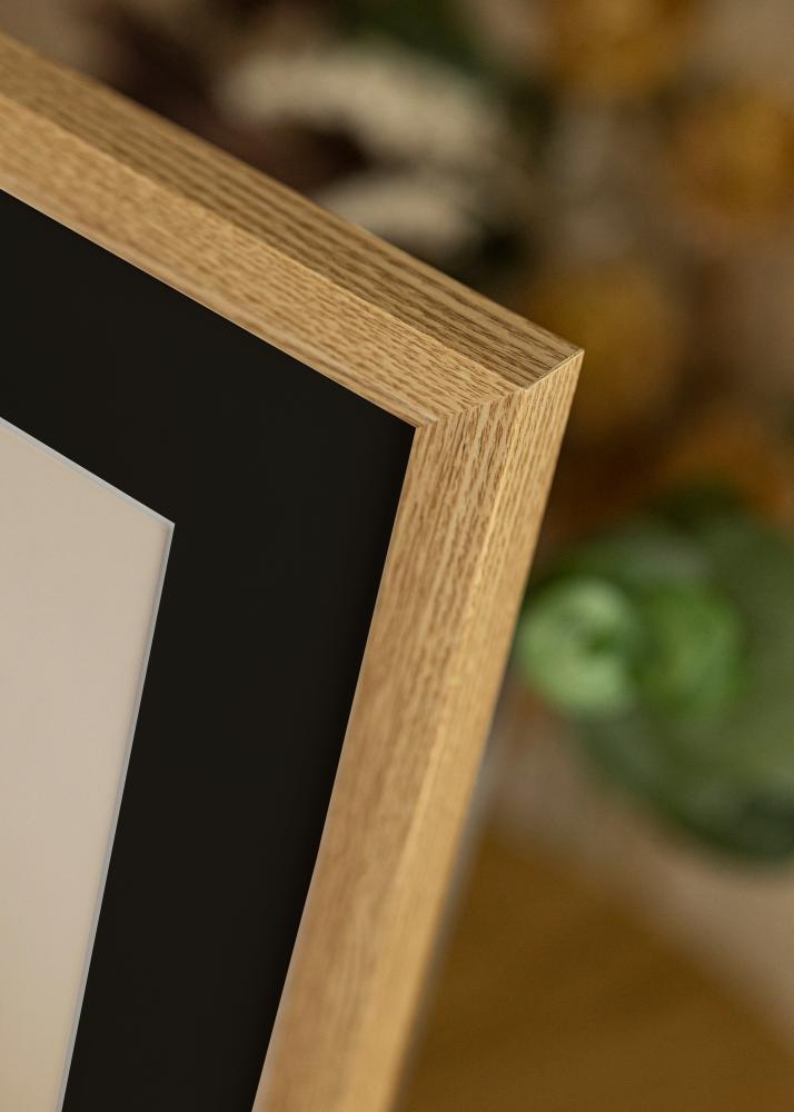 Cadre Selection Chêne 40x50 cm - Passe-partout Noir 30x40 cm