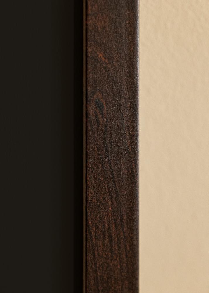 Cadre Selection Noyer 13x18 cm - Passe-partout Noir 9x12 cm