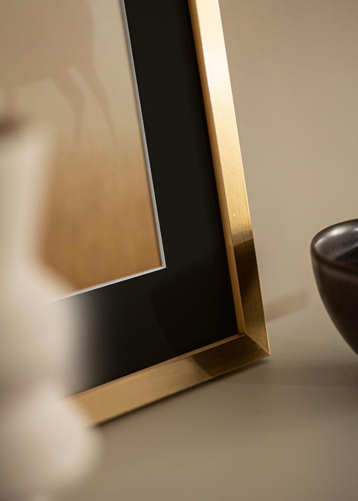 Cadre Selection Or 13x18 cm - Passe-partout Noir 9x12 cm