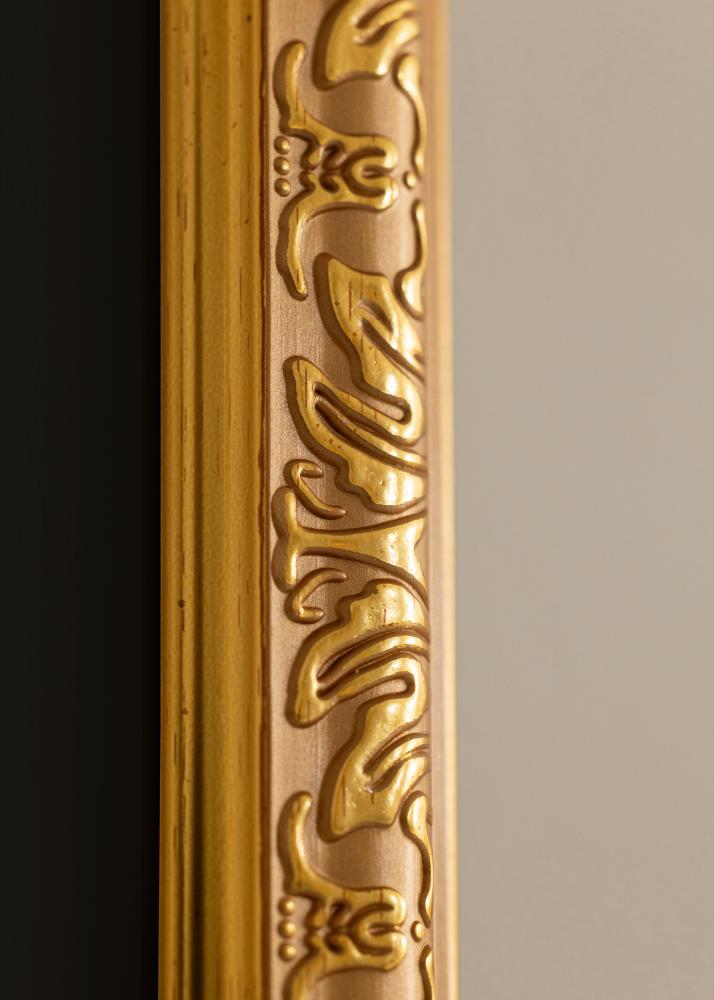 Cadre Nostalgia Or 32x45 cm - Passe-partout Noir 25x30 cm