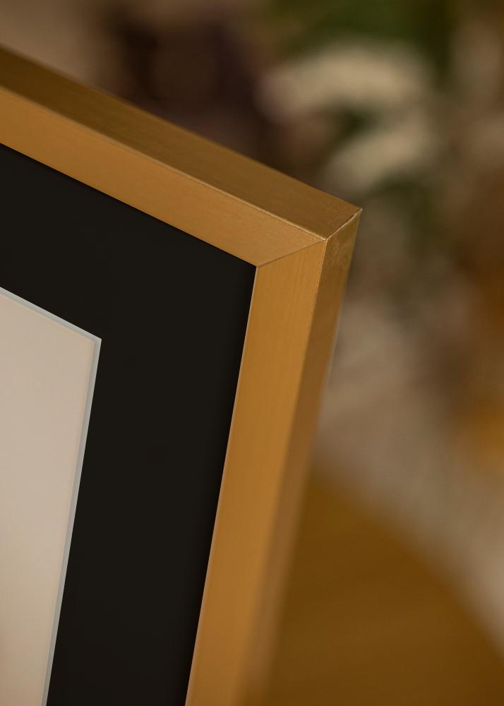 Cadre Selection Or 13x18 cm - Passe-partout Noir 9x12 cm