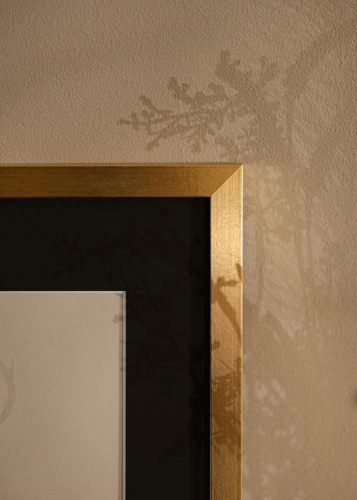 Cadre Selection Or 13x18 cm - Passe-partout Noir 9x12 cm