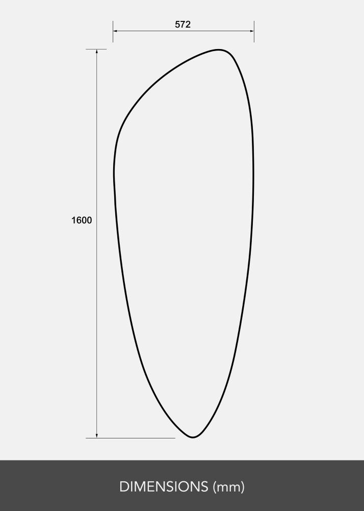Miroir Obelisk 160x57 cm