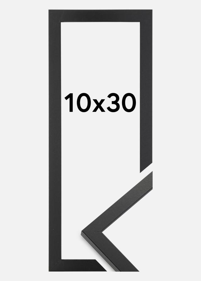 Cadre Trendy Verre Acrylique Noir 10x30 cm