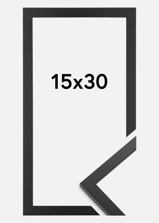 Cadre Trendy Verre Acrylique Noir 15x30 cm