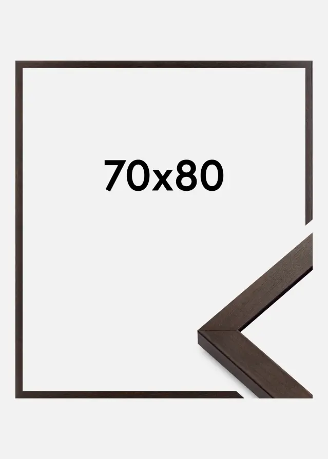 Ram Selection Akrylglas Valnöt 70x80 cm