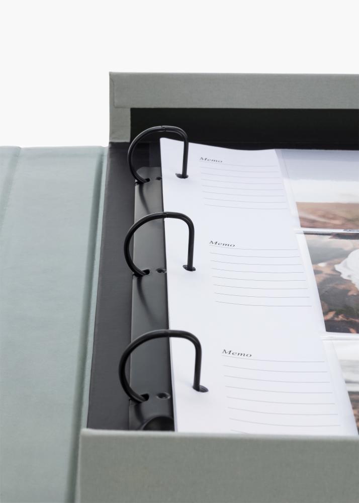 KAILA MEMORIES Grey XL - Coffee Table Photo Album - 60 images en 10x15 cm