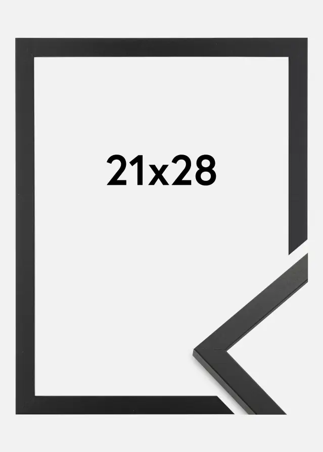Cadre Trendy Verre acrylique Noir 21x28 cm