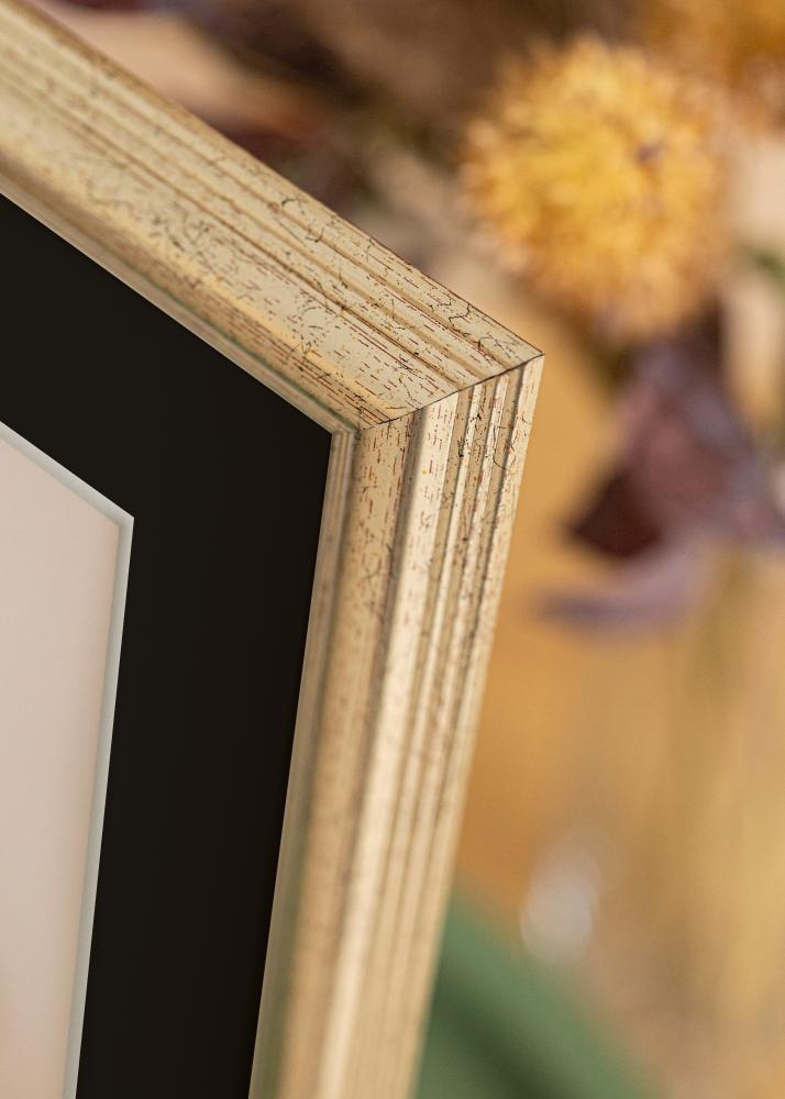 Cadre Västkusten Argent 70x100 cm - Passe-partout Noir 62x93 cm