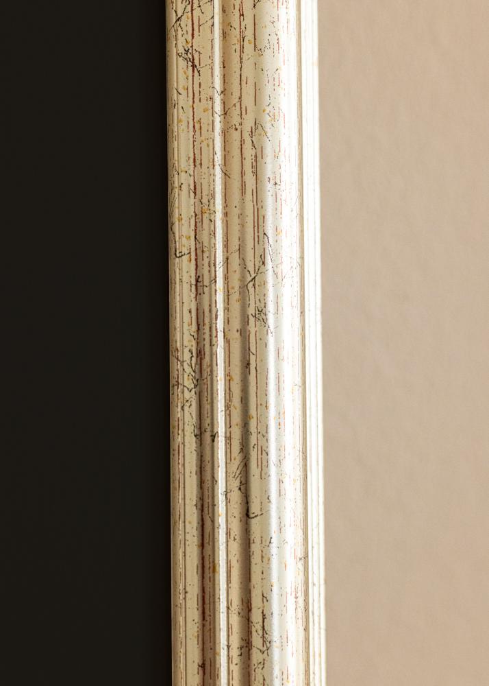 Cadre Västkusten Argent 70x100 cm - Passe-partout Noir 62x93 cm