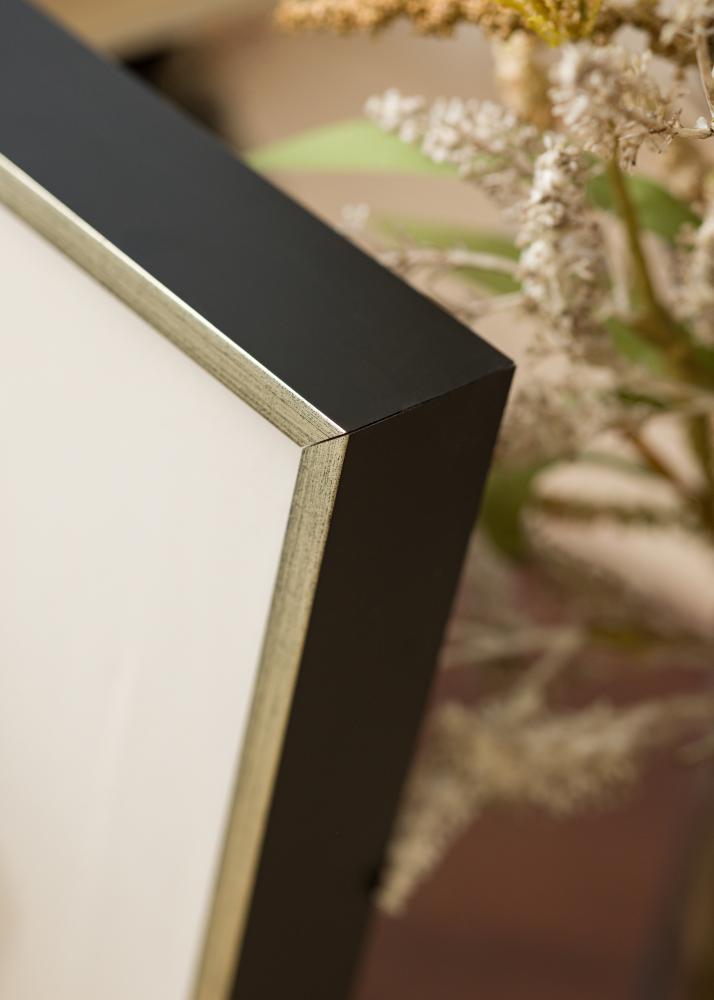 Cadre Ra Caisse américaine Noir/Argent - Taille au choix