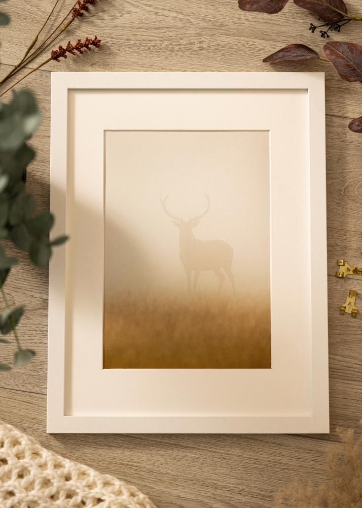 Cadre Deco Verre acrylique Blanc 18x24 cm