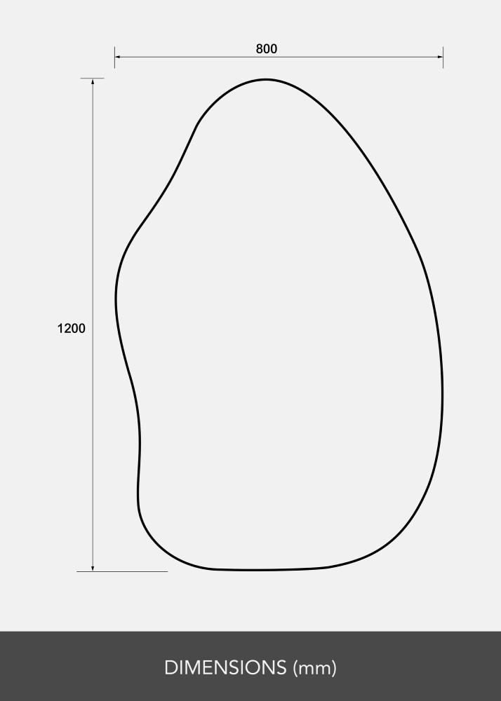 Miroir Perspective 80x120 cm