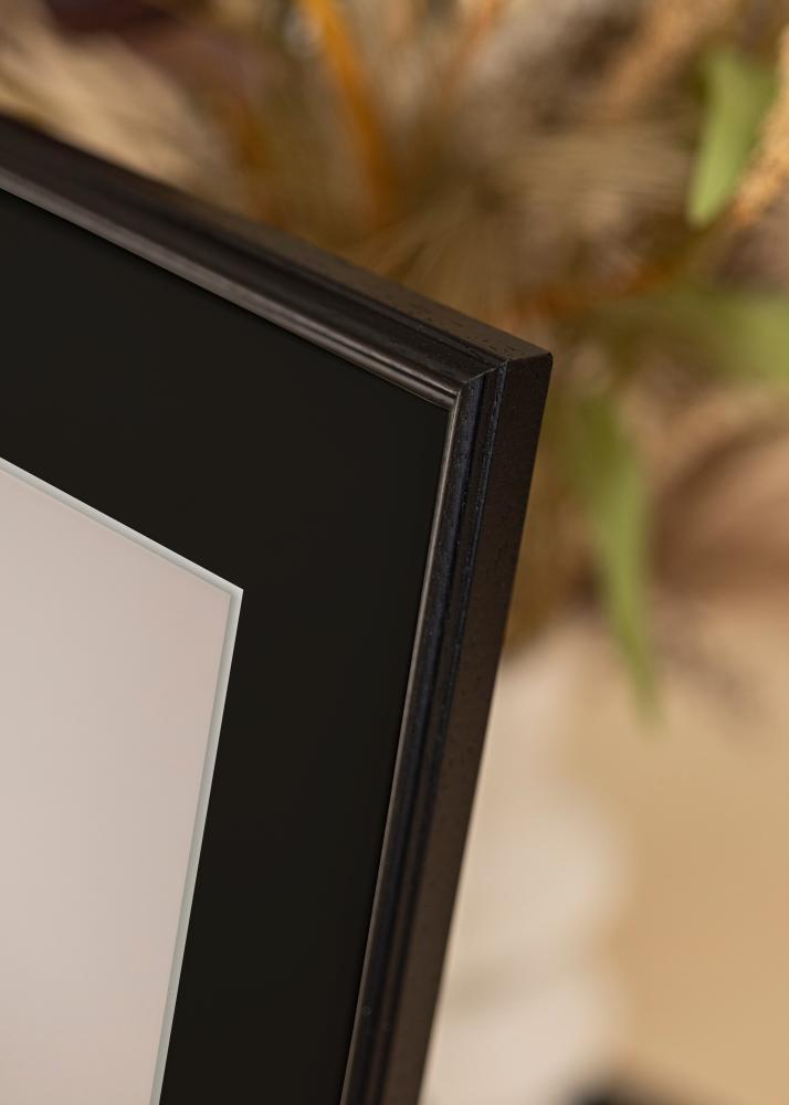 Cadre Horndal Noir 40x50 cm - Passe-partout Noir 29,7x42 cm