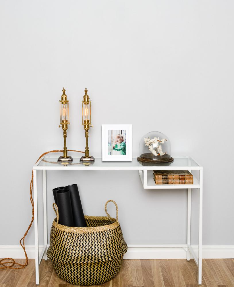 Cadre Charleston Blanc 15x20 cm