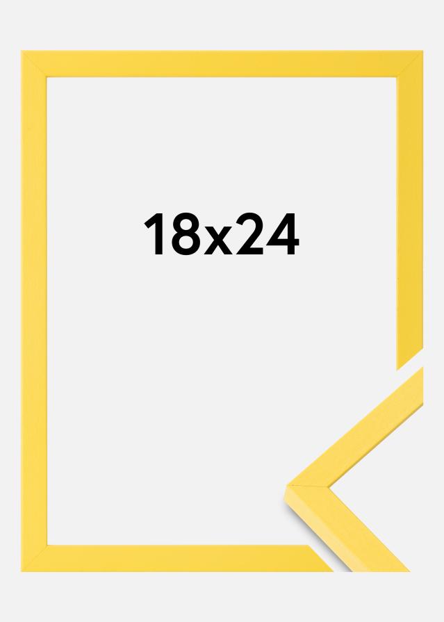 Colorful Verre acrylique Jaune 18x24 cm