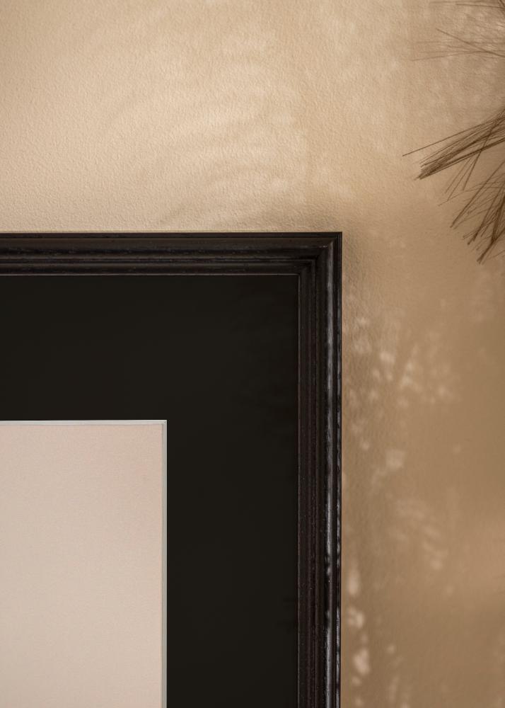 Cadre Horndal Noir 40x50 cm - Passe-partout Noir 29,7x42 cm