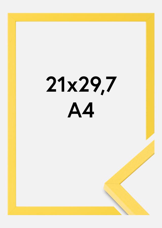 Colorful Verre acrylique Jaune 21x29,7 cm (A4)