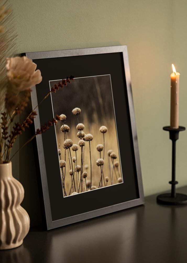 Cadre Selection Noir 13x18 cm - Passe-partout Noir 9x12 cm