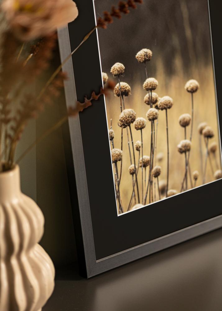 Cadre Selection Noir 13x18 cm - Passe-partout Noir 9x12 cm