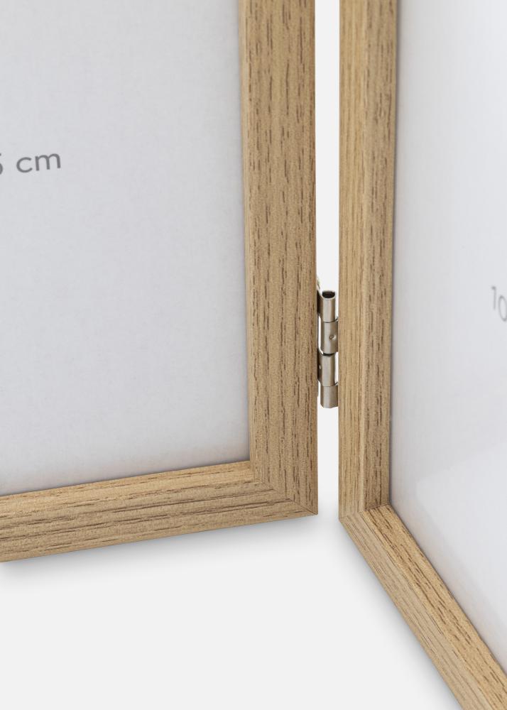 Cadre pliant Chêne massif 10x15 cm
