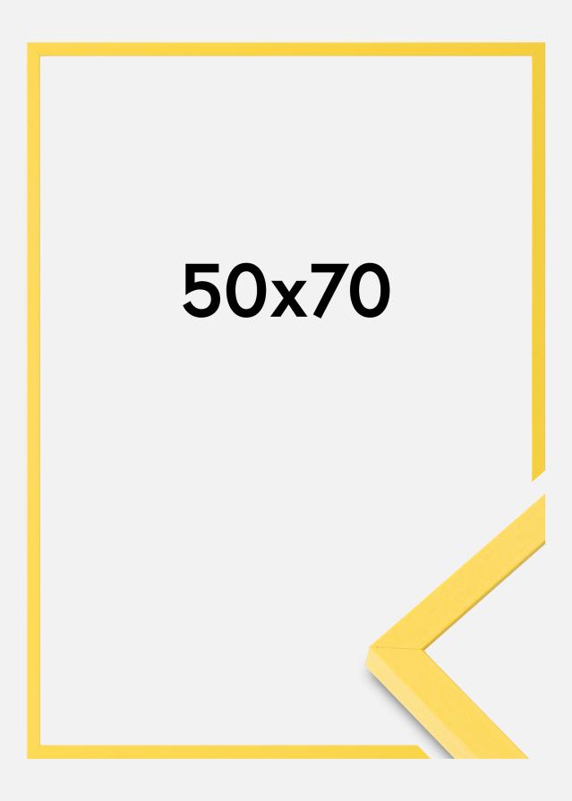 Colorful Verre acrylique Jaune 50x70 cm