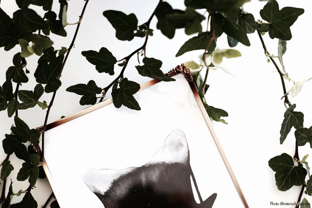 Cadre Roses Métal Or 15x20 cm