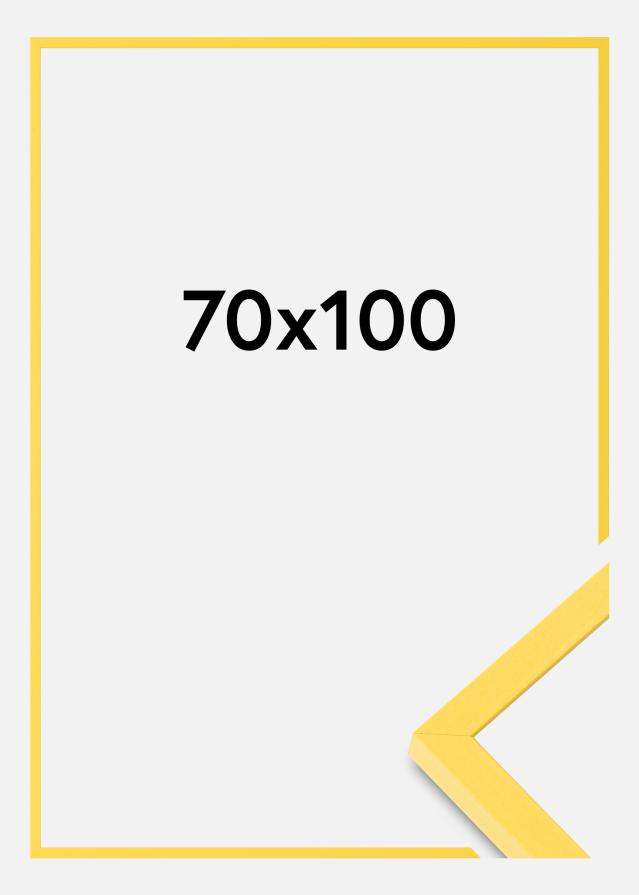 Colorful Verre acrylique Jaune 70x100 cm