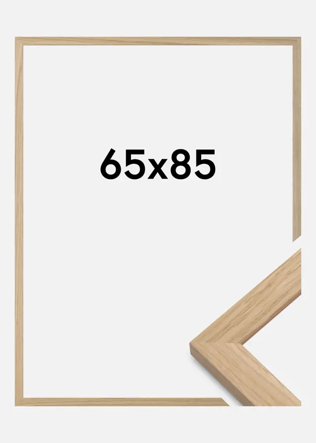 Cadre Oak Wood Verre Acrylique 65x85 cm